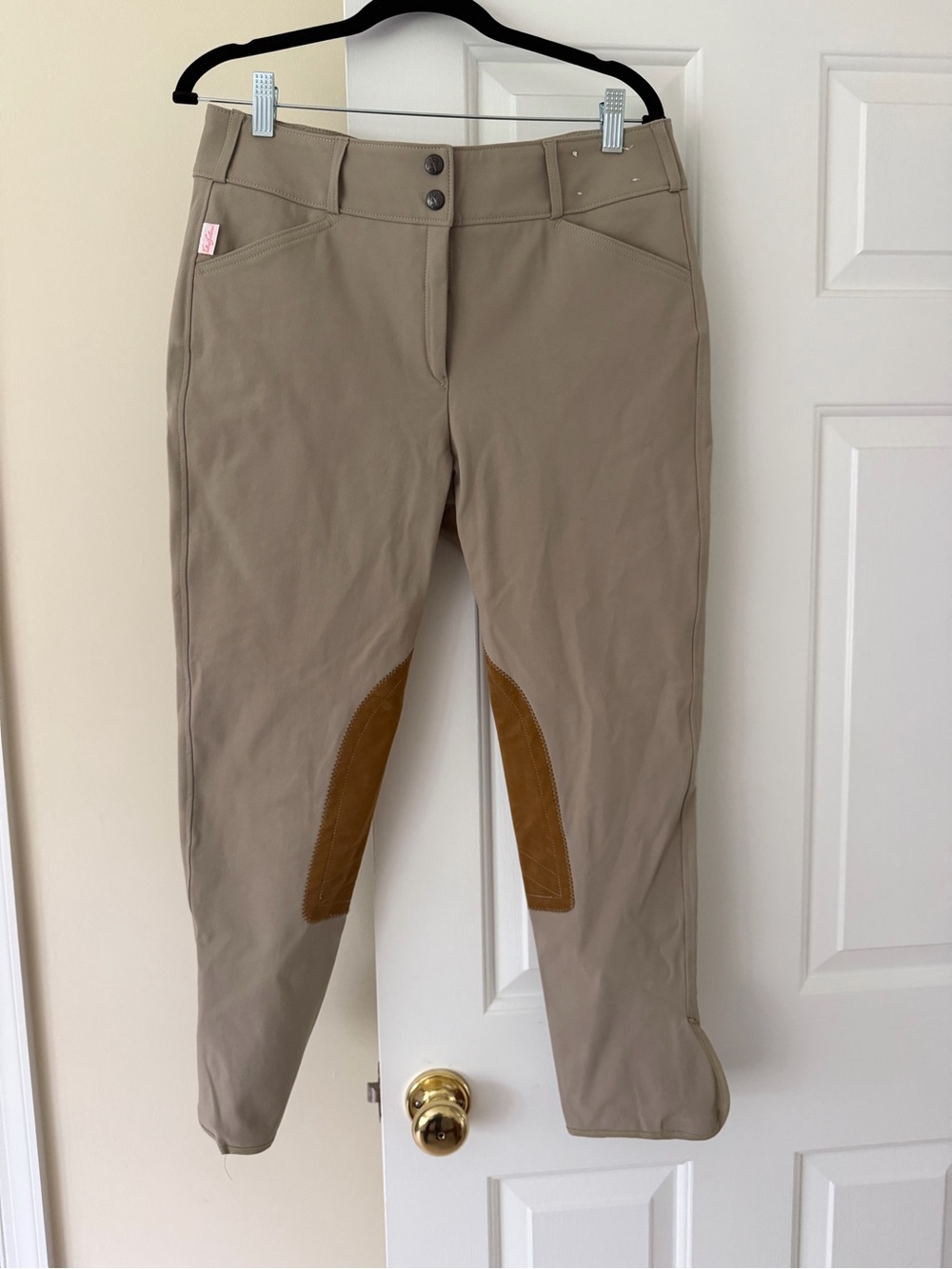Women’s Tailored Sportsman Tan Equestrian Knee Patch, 32 reg, NWOT